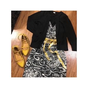 Anthropologie village scene dress